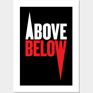 ABOVE/BELOW Posters and Art